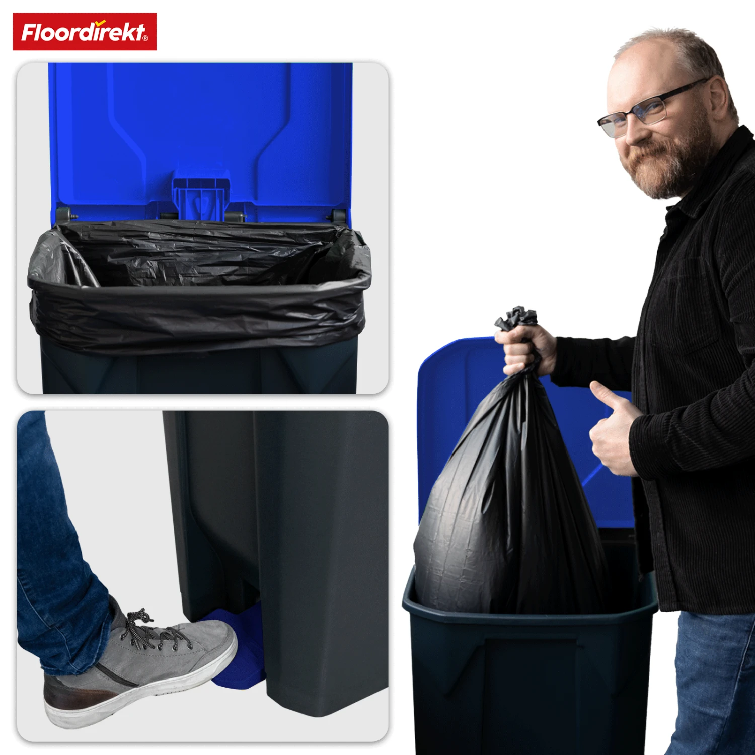 Mülleimer | Olaf | Robuster Step-On Abfalleimer | Für Haushalt, Büro & Gewerbe | Verschiedene Farben & Größen 14 Mülleimer | Olaf | Robuster Step-On Abfalleimer | Für Haushalt, Büro & Gewerbe | Verschiedene Farben & Größen – Bild 12