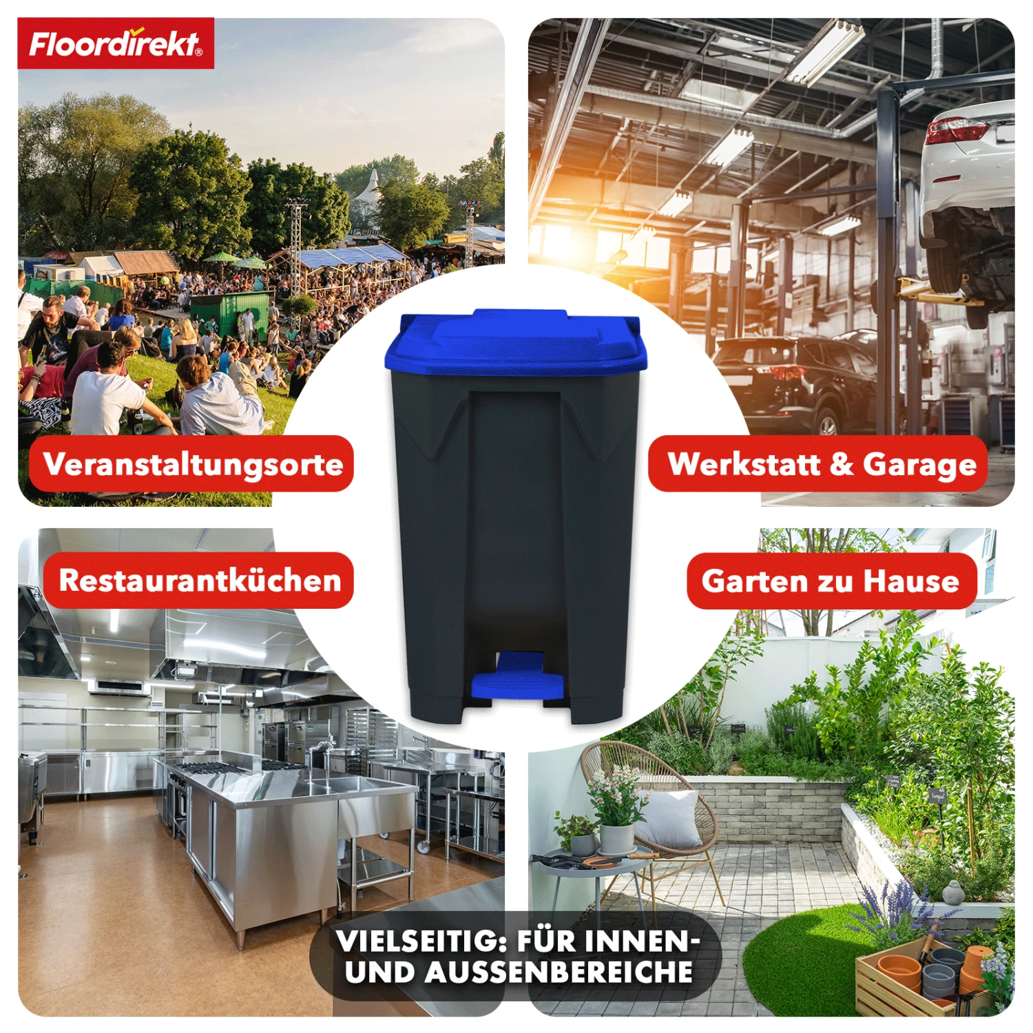 Mülleimer | Olaf | Robuster Step-On Abfalleimer | Für Haushalt, Büro & Gewerbe | Verschiedene Farben & Größen 15 Mülleimer | Olaf | Robuster Step-On Abfalleimer | Für Haushalt, Büro & Gewerbe | Verschiedene Farben & Größen – Bild 13