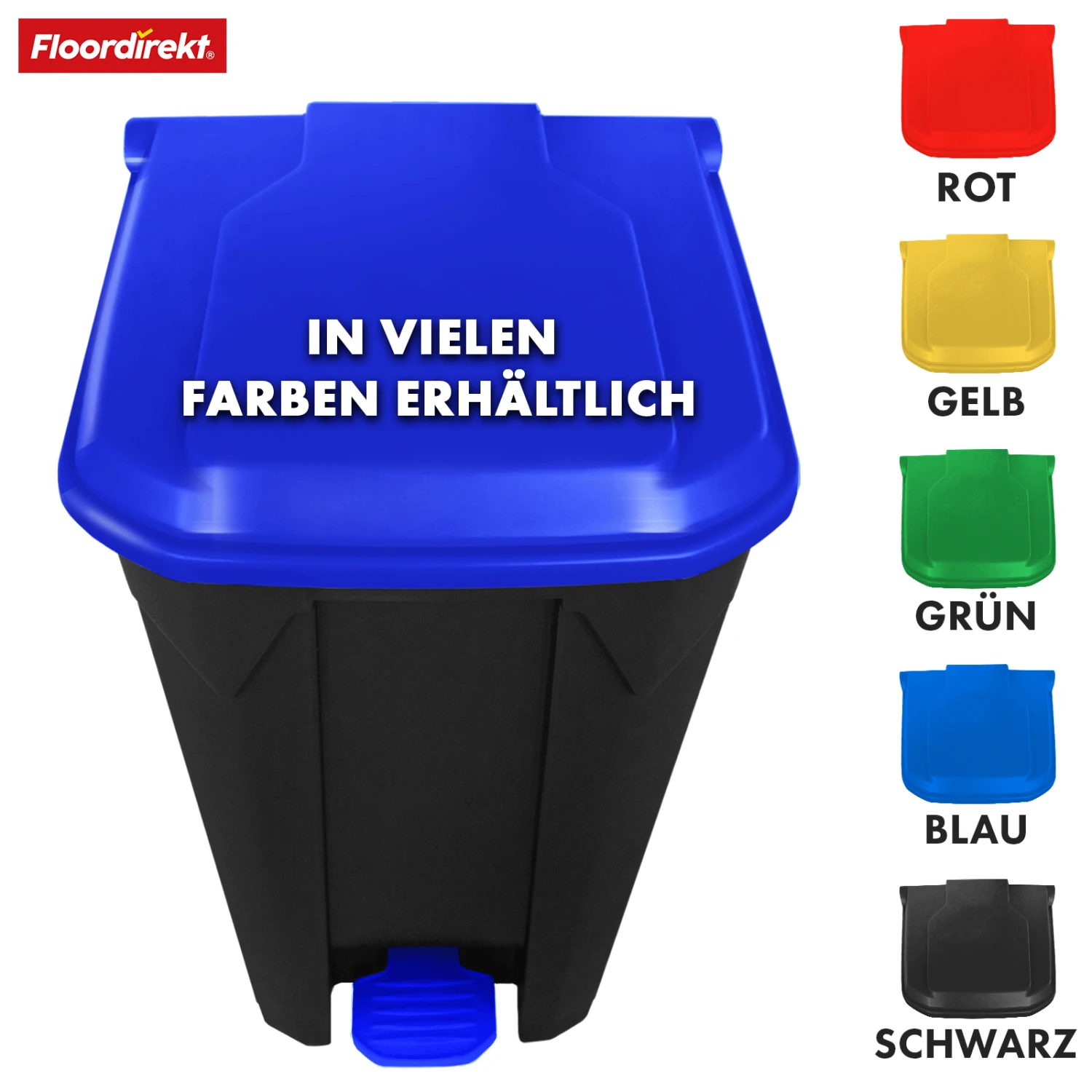 Mülleimer | Olaf | Robuster Step-On Abfalleimer | Für Haushalt, Büro & Gewerbe | Verschiedene Farben & Größen 16 Mülleimer | Olaf | Robuster Step-On Abfalleimer | Für Haushalt, Büro & Gewerbe | Verschiedene Farben & Größen – Bild 14