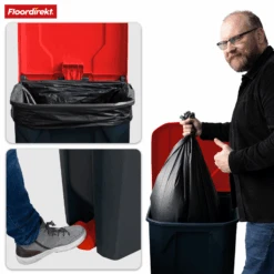 Mülleimer | Olaf | Robuster Step-On Abfalleimer | Für Haushalt, Büro & Gewerbe | Verschiedene Farben & Größen 40 Mülleimer | Olaf | Robuster Step-On Abfalleimer | Für Haushalt, Büro & Gewerbe | Verschiedene Farben & Größen -Floordirekt MuelleimerOlafverschiedeneFarben 25