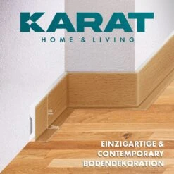 Sockelleiste Oslo | Zuschneidbar & Selbstklebend | Starker Halt | Acryl Selbstkleber 30 Sockelleiste Oslo | Zuschneidbar & Selbstklebend | Starker Halt | Acryl Selbstkleber -Floordirekt OSLO closeupBuchehelle