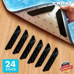 Antirutschunterlage Für Teppich | Louis | Rutschfeste Teppich-Unterlage | 2,5 X 13 Cm | 24 Stück