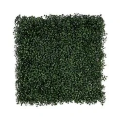 Pflanzenwand | Boxwood Dark-Green | Kunstpflanzen Zur Wandmontage | 50 X 50 Cm