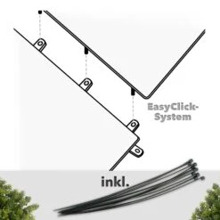 Pflanzenwand | Houttuynia-cordata | Kunstpflanzen Zur Wandmontage | 50 X 50 Cm 15 Pflanzenwand | Houttuynia-cordata | Kunstpflanzen Zur Wandmontage | 50 X 50 Cm -Floordirekt Pflanzenwand Houttuynia cordata Green 06