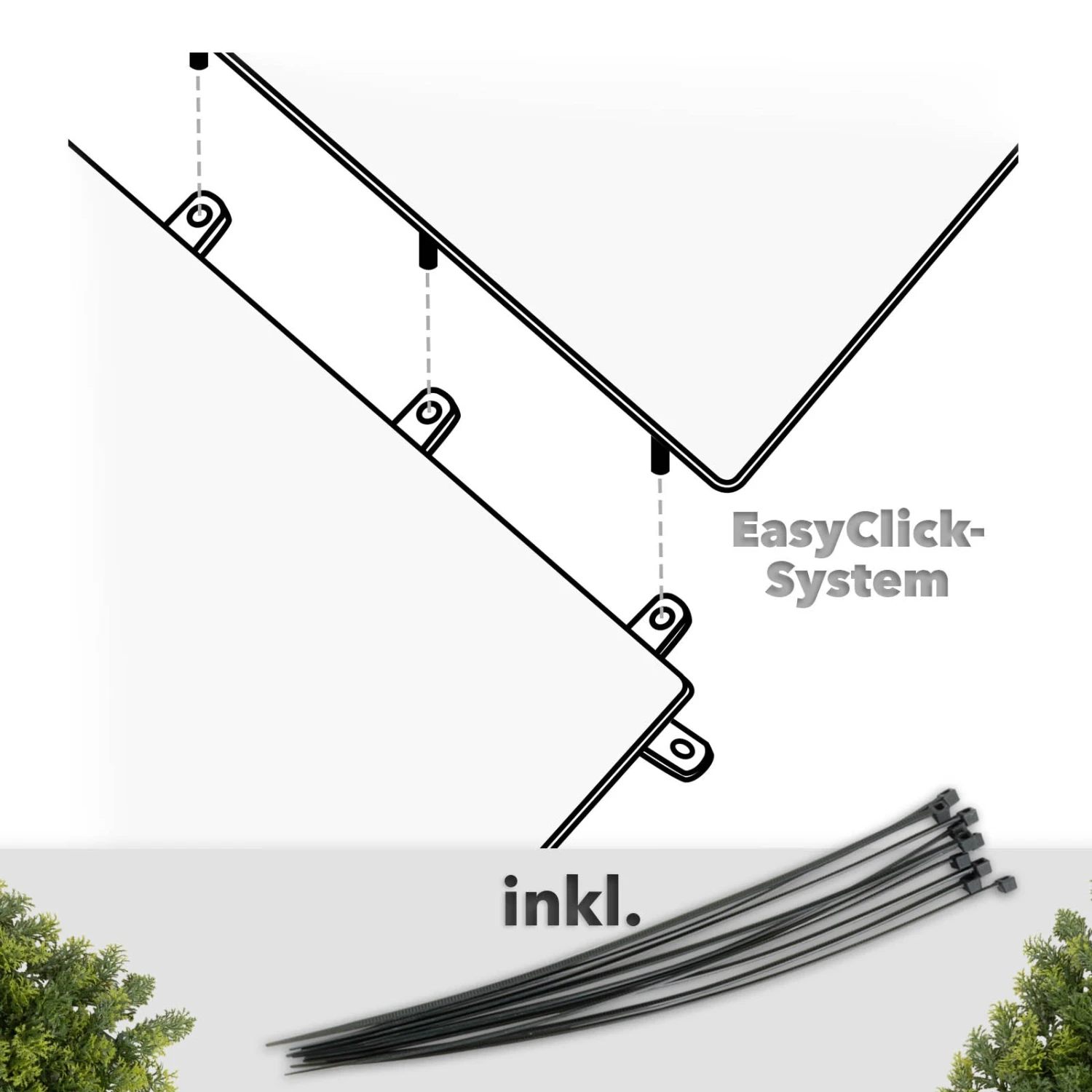 Pflanzenwand | Houttuynia-cordata | Kunstpflanzen Zur Wandmontage | 50 X 50 Cm 8 Pflanzenwand | Houttuynia-cordata | Kunstpflanzen Zur Wandmontage | 50 X 50 Cm – Bild 6