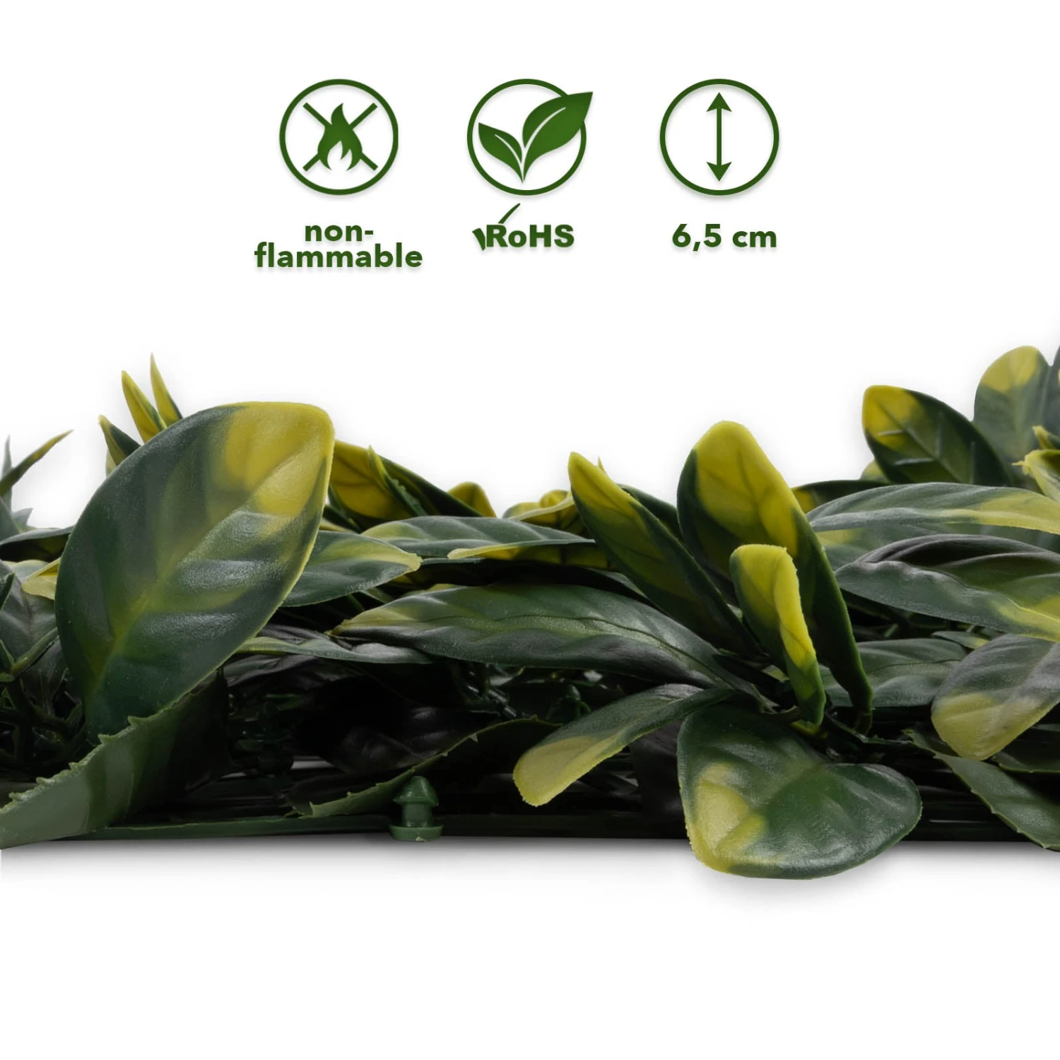 Pflanzenwand | Laurel | Kunstpflanzen Zur Wandmontage | 50 X 50 Cm 5 Pflanzenwand | Laurel | Kunstpflanzen Zur Wandmontage | 50 X 50 Cm – Bild 3