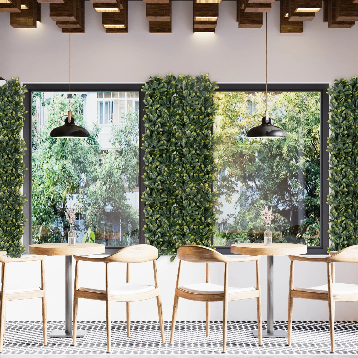 Pflanzenwand | Laurel | Kunstpflanzen Zur Wandmontage | 50 X 50 Cm 10 Pflanzenwand | Laurel | Kunstpflanzen Zur Wandmontage | 50 X 50 Cm – Bild 8