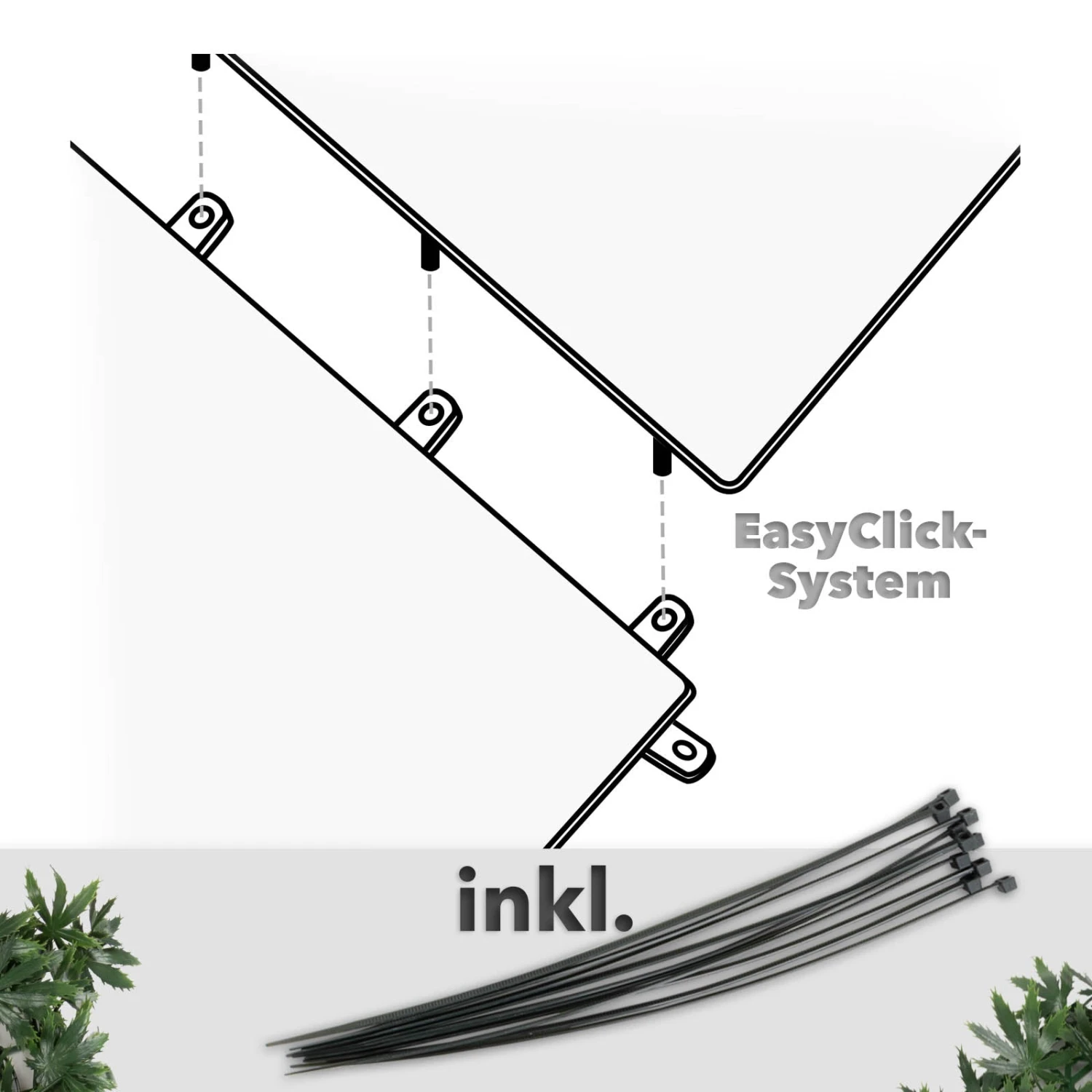 Pflanzenwand | Maple | Kunstpflanzen Zur Wandmontage | 50 X 50 Cm 8 Pflanzenwand | Maple | Kunstpflanzen Zur Wandmontage | 50 X 50 Cm – Bild 6