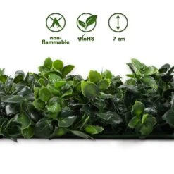 Pflanzenwand | Pachysandra | Kunstpflanzen Zur Wandmontage | 50 X 50 Cm 12 Pflanzenwand | Pachysandra | Kunstpflanzen Zur Wandmontage | 50 X 50 Cm -Floordirekt Pflanzenwand Pachysandra Green 05
