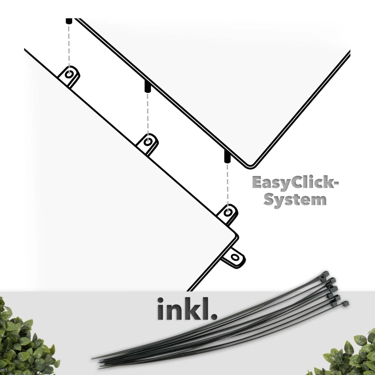 Pflanzenwand | Rose | Kunstpflanzen Zur Wandmontage | 50 X 50 Cm 8 Pflanzenwand | Rose | Kunstpflanzen Zur Wandmontage | 50 X 50 Cm – Bild 6