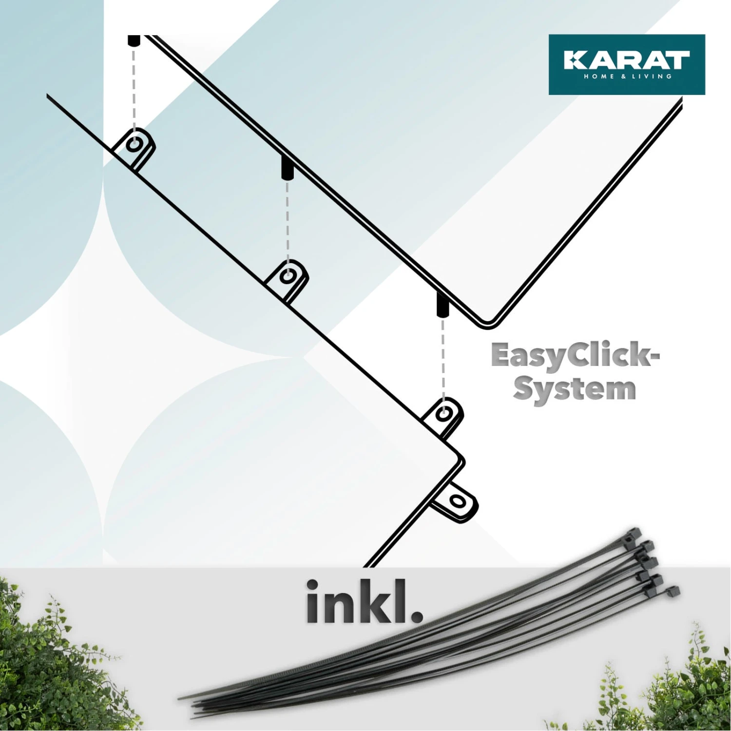 Pflanzenwand | Tropical | Kunstpflanzen Zur Wandmontage | 50 X 50 Cm 8 Pflanzenwand | Tropical | Kunstpflanzen Zur Wandmontage | 50 X 50 Cm – Bild 6