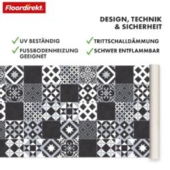 CV-Belag | Amadora 990D | Robuster Vinylboden Mit Stilvoller Grauer Vintage-Fliesenoptik 12 CV-Belag | Amadora 990D | Robuster Vinylboden Mit Stilvoller Grauer Vintage-Fliesenoptik -Floordirekt Plaza 4.Amadora