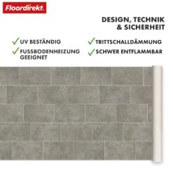 CV-Belag | Kent 968M | Strapazierfähiger Vinylboden In Realistischer Steinfliesenoptik Für Küche, Bad & Wohnbereich 12 CV-Belag | Kent 968M | Strapazierfähiger Vinylboden In Realistischer Steinfliesenoptik Für Küche, Bad & Wohnbereich -Floordirekt Plaza 4.Kent