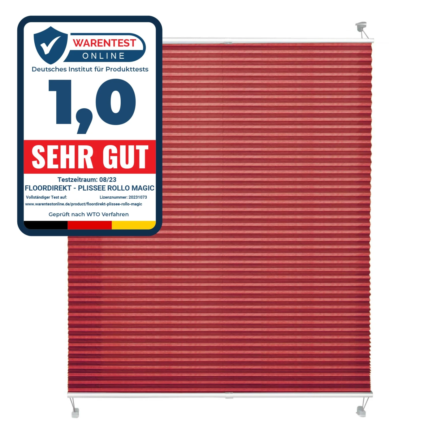 Faltrollo | Magic Large | Länge: 200 Cm | Ohne Bohren | Für Alle Wohnbereiche 5 Faltrollo | Magic Large | Länge: 200 Cm | Ohne Bohren | Für Alle Wohnbereiche – Bild 3