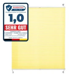 Faltrollo | Magic Large | Länge: 200 Cm | Ohne Bohren | Für Alle Wohnbereiche 34 Faltrollo | Magic Large | Länge: 200 Cm | Ohne Bohren | Für Alle Wohnbereiche -Floordirekt Plissee Rollo Magic Test Seal Gelb