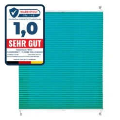 Faltrollo | Magic Large | Länge: 200 Cm | Ohne Bohren | Für Alle Wohnbereiche 39 Faltrollo | Magic Large | Länge: 200 Cm | Ohne Bohren | Für Alle Wohnbereiche -Floordirekt Plissee Rollo Magic Test Seal Petrol
