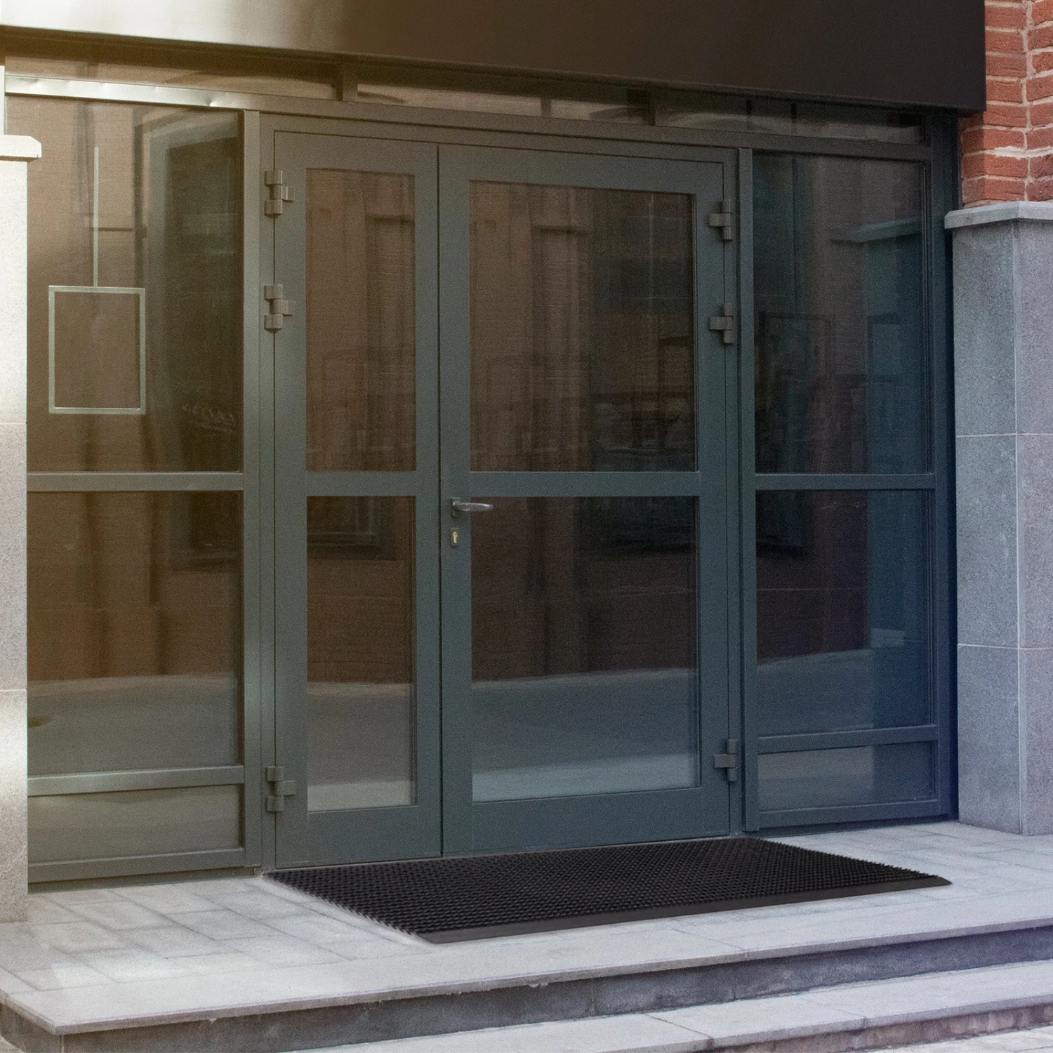 Gummi-Türmatte | Wetterfest | Mit Anlaufkante | Höhe: 20 Mm 11 Gummi-Türmatte | Wetterfest | Mit Anlaufkante | Höhe: 20 Mm – Bild 9