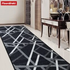 Teppich-Läufer Nach Maß | Printed | Anthrazit Mit Streifen | Rutschfest & Pflegeleicht 17 Teppich-Läufer Nach Maß | Printed | Anthrazit Mit Streifen | Rutschfest & Pflegeleicht -Floordirekt Printed laufer Anthrazit Artboard8