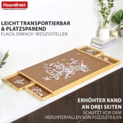 Puzzletisch | Yukon | Kompakte Puzzle-Unterlage Mit Schubladen Aus Bambus & MDF | Für Bis Zu 1000 Teile 13 Puzzletisch | Yukon | Kompakte Puzzle-Unterlage Mit Schubladen Aus Bambus & MDF | Für Bis Zu 1000 Teile -Floordirekt Puzzletisch Artboard5