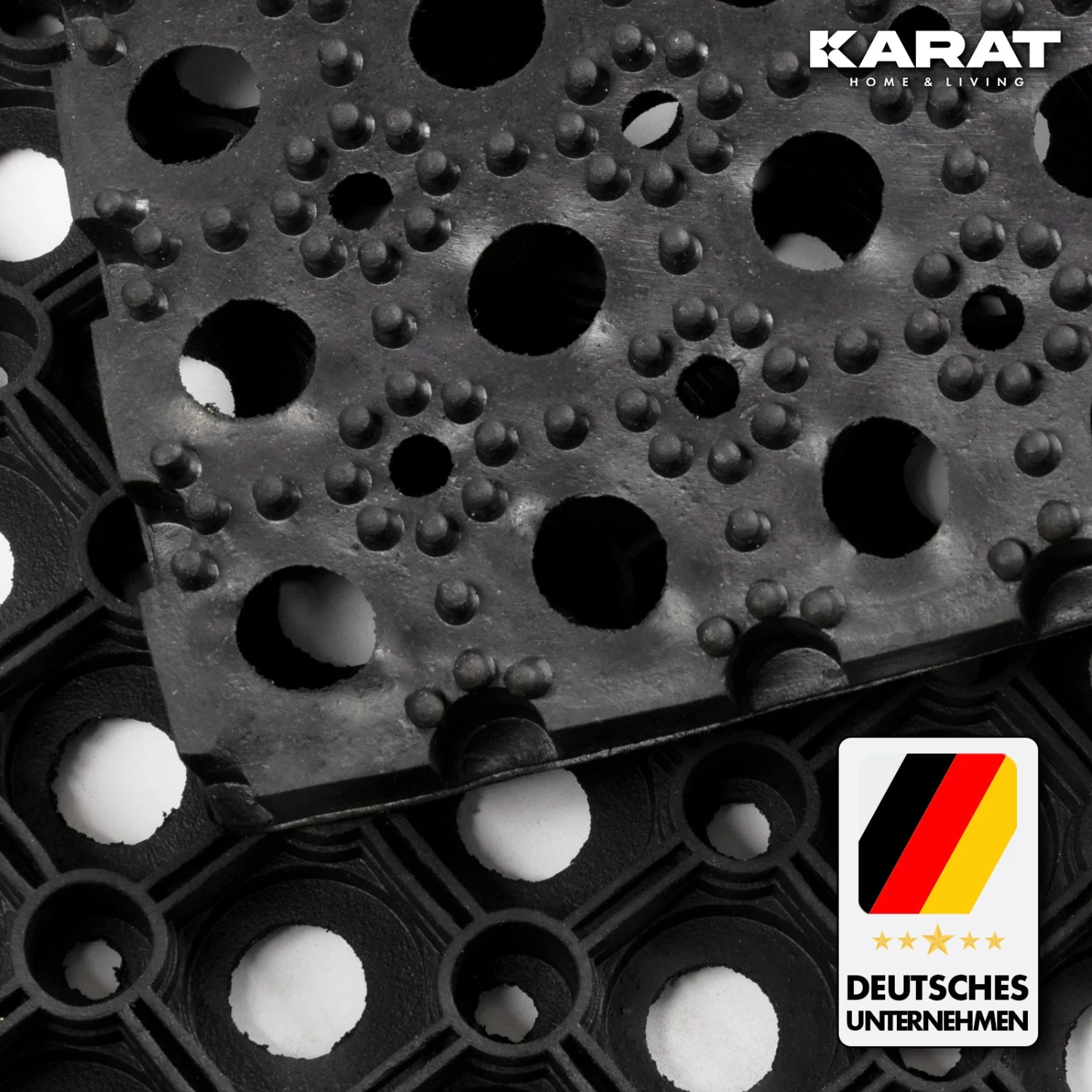 Ringgummimatte Octagon | Stärke: 23 Mm | Wetterfeste Antirutschmatte 6 Ringgummimatte Octagon | Stärke: 23 Mm | Wetterfeste Antirutschmatte – Bild 4