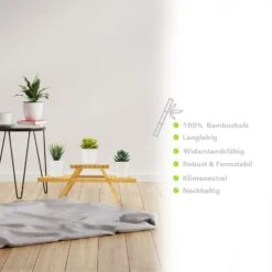 Bambusregal | Lund | 25 X 20 X 65,8 Cm -Floordirekt SYDH19054 Lund 05