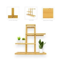 Bambusregal | Samia | 96,7 X 28 X 95,8 Cm -Floordirekt SYDH19058 Samia 03