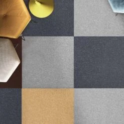 Nadelfilz-Teppichfliesen Scene | Selbstklebend | 40x40 Cm