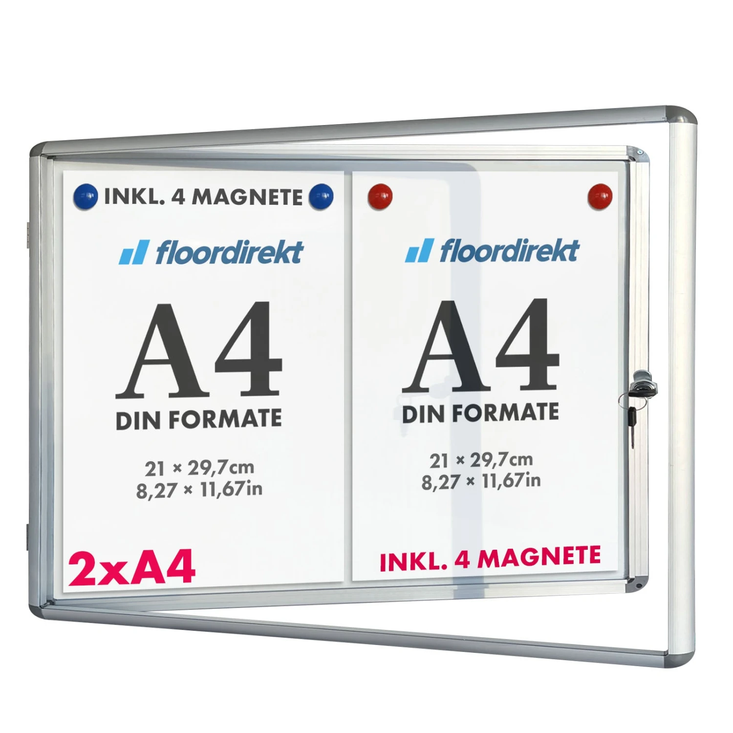 Schaukasten Premium | Master Of Boards | Acrylglas-Tür | Viele Größen 3 Schaukasten Premium | Master Of Boards | Acrylglas-Tür | Viele Größen – Bild 2