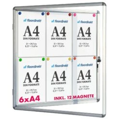 Schaukasten Premium | Master Of Boards | Acrylglas-Tür | Viele Größen 18 Schaukasten Premium | Master Of Boards | Acrylglas-Tür | Viele Größen -Floordirekt Schaukasten 1.Mainimage6xA4