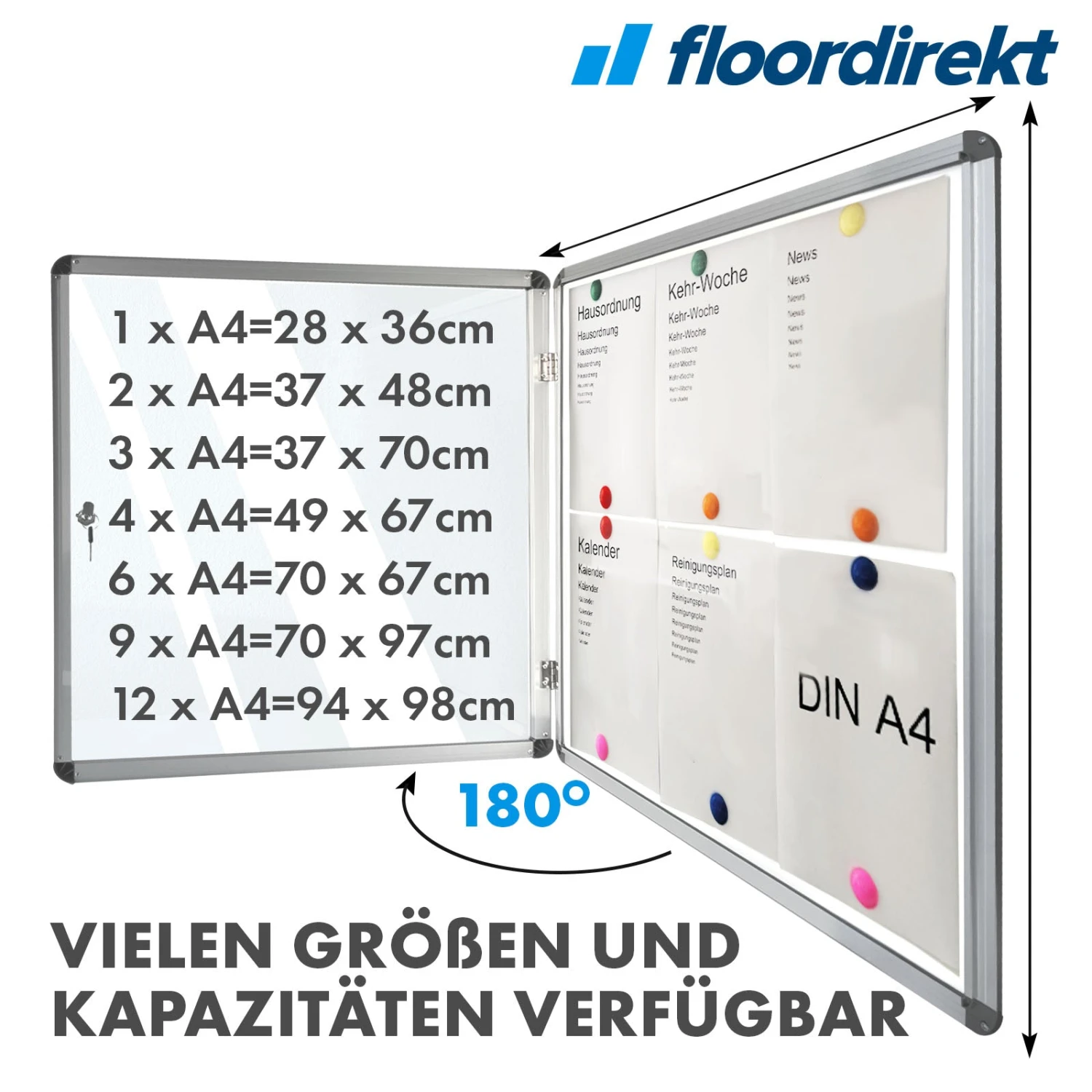 Schaukasten Premium | Master Of Boards | Acrylglas-Tür | Viele Größen 9 Schaukasten Premium | Master Of Boards | Acrylglas-Tür | Viele Größen – Bild 8