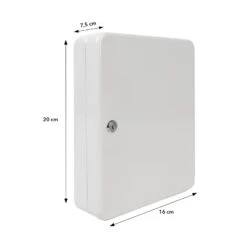 Schlüsselkasten | Schlüsselbox Aus Lackiertem Stahl | Inklusive Befestigungsmaterial -Floordirekt Schlusselkasten klein 02