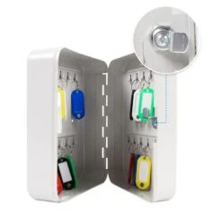 Schlüsselkasten | Schlüsselbox Aus Lackiertem Stahl | Inklusive Befestigungsmaterial -Floordirekt Schlusselkasten klein 04