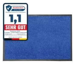 Schmutzfangmatte Monochrom | Farbbrillant | Teppich Für Eingangsbereiche 27 Schmutzfangmatte Monochrom | Farbbrillant | Teppich Für Eingangsbereiche -Floordirekt Schmutzfangmatte Monochrom color Blau Test Seal