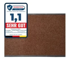 Schmutzfangmatte Monochrom | Farbbrillant | Türmatte Für Innen & Außen 30 Schmutzfangmatte Monochrom | Farbbrillant | Türmatte Für Innen & Außen -Floordirekt Schmutzfangmatte Monochrom color Braun Test Seal auf Ma