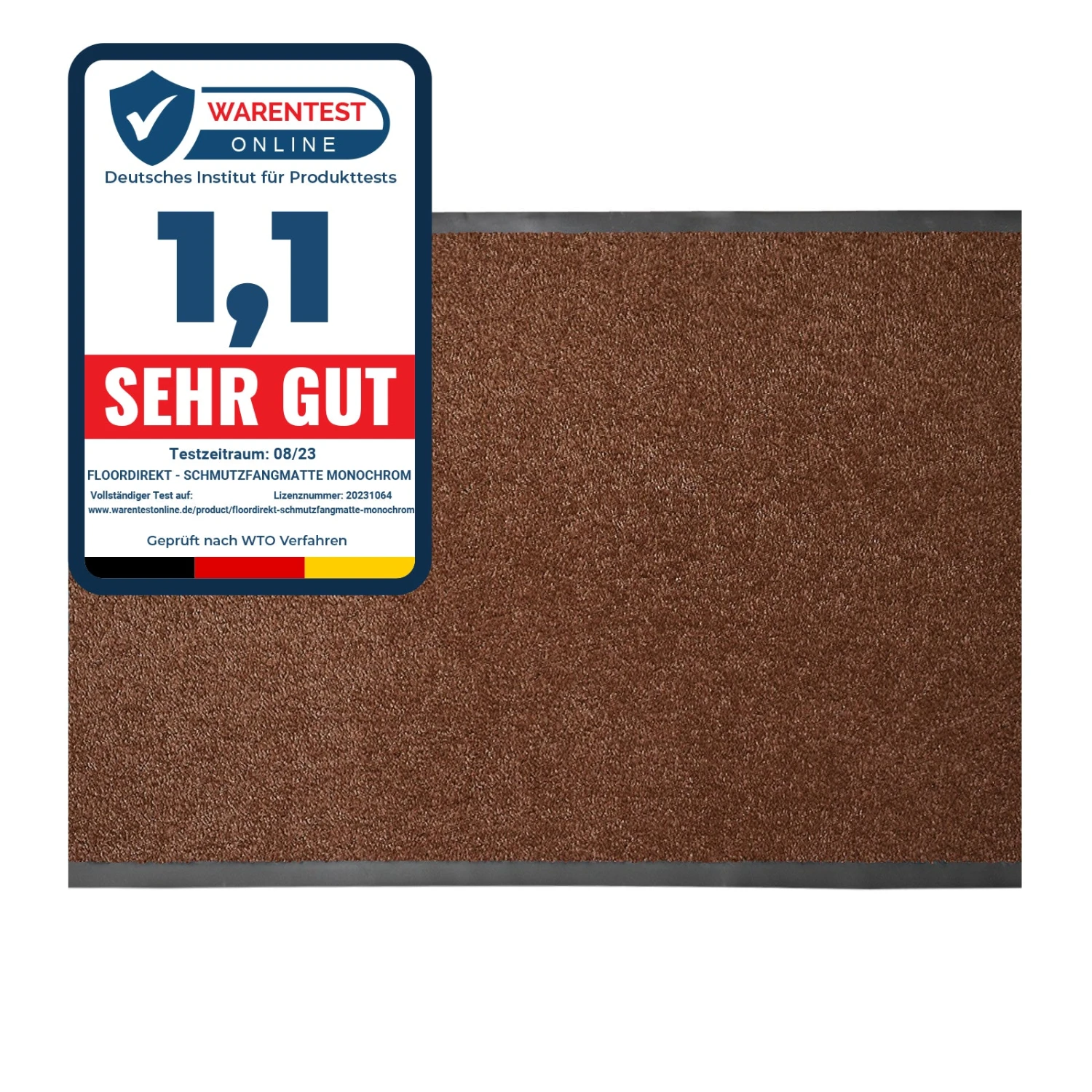 Schmutzfangmatte Monochrom | Farbbrillant | Türmatte Für Innen & Außen 11 Schmutzfangmatte Monochrom | Farbbrillant | Türmatte Für Innen & Außen – Bild 9