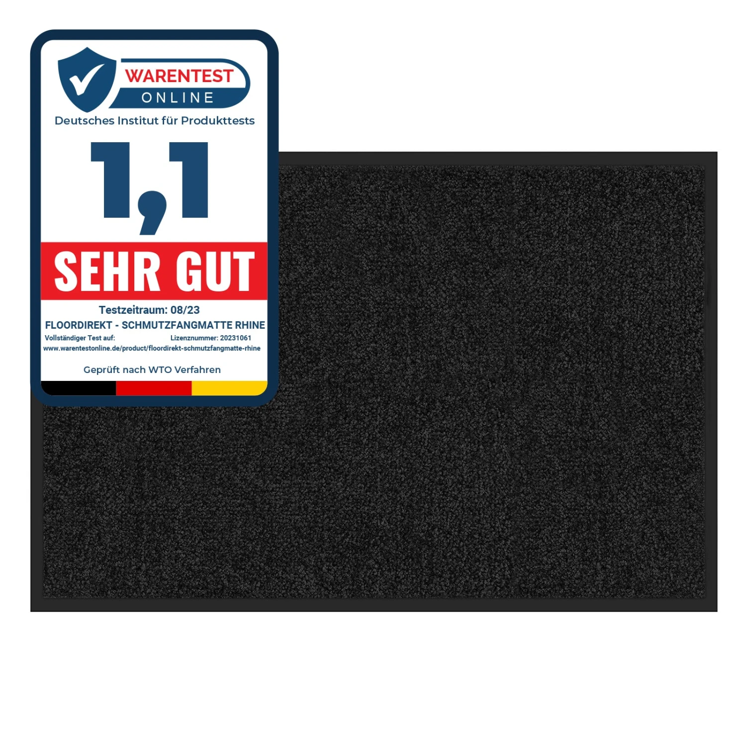 Sauberlaufmatte Rhine XXL | Unicolor | XXL Teppich Für Eingangsbereiche 18 Sauberlaufmatte Rhine XXL | Unicolor | XXL Teppich Für Eingangsbereiche – Bild 16
