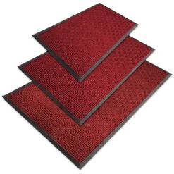 Türmatte Ocean | Scrubber-Struktur | Schuhabstreifer Für Innen & Außen -Floordirekt SchmutzfangmatteOcean Rot 2