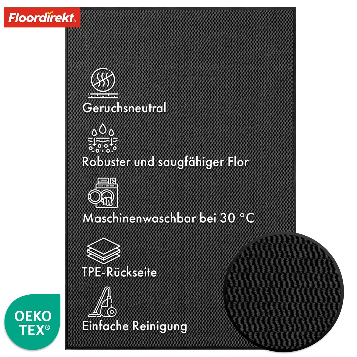 Schmutzfangmatte | SKY Novo | Mit Einzigartiger TPE-Rückseite Für Maximalen Halt Und Langlebigkeit 4 Schmutzfangmatte | SKY Novo | Mit Einzigartiger TPE-Rückseite Für Maximalen Halt Und Langlebigkeit – Bild 2