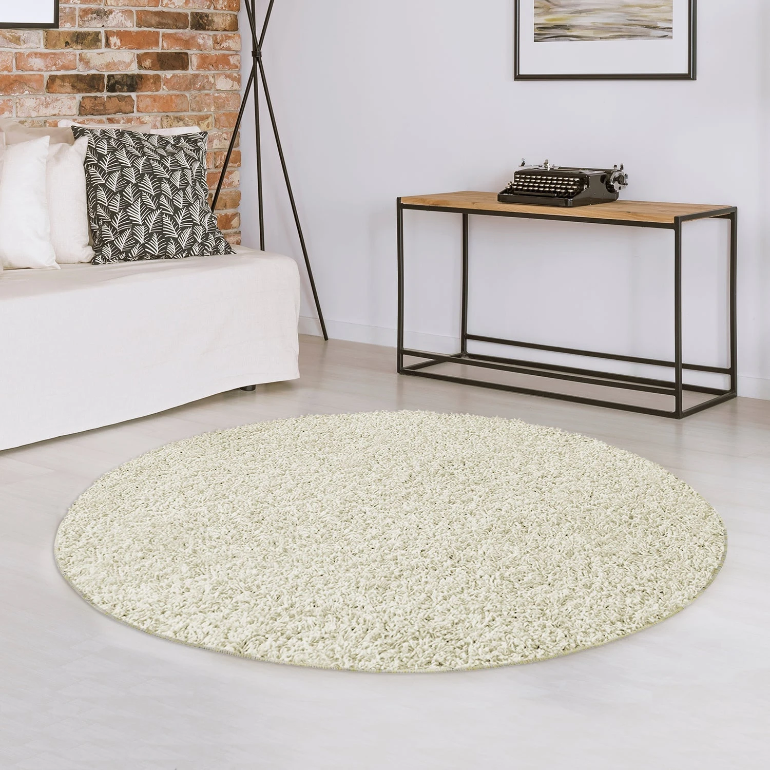 Shaggy-Teppich Nach Maß | Barcelona | Rund | Wohnteppich Mit Weichem Flor 11 Shaggy-Teppich Nach Maß | Barcelona | Rund | Wohnteppich Mit Weichem Flor – Bild 9