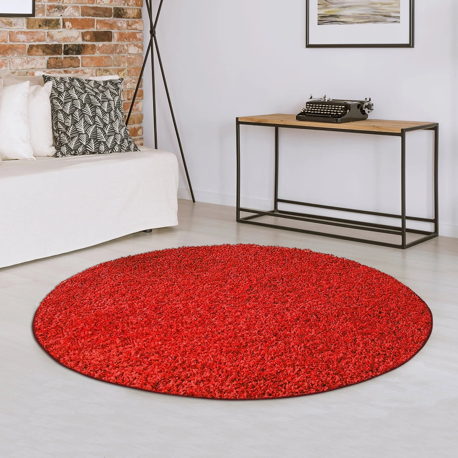 Shaggy-Teppich Nach Maß | Barcelona | Rund | Wohnteppich Mit Weichem Flor 17 Shaggy-Teppich Nach Maß | Barcelona | Rund | Wohnteppich Mit Weichem Flor – Bild 15