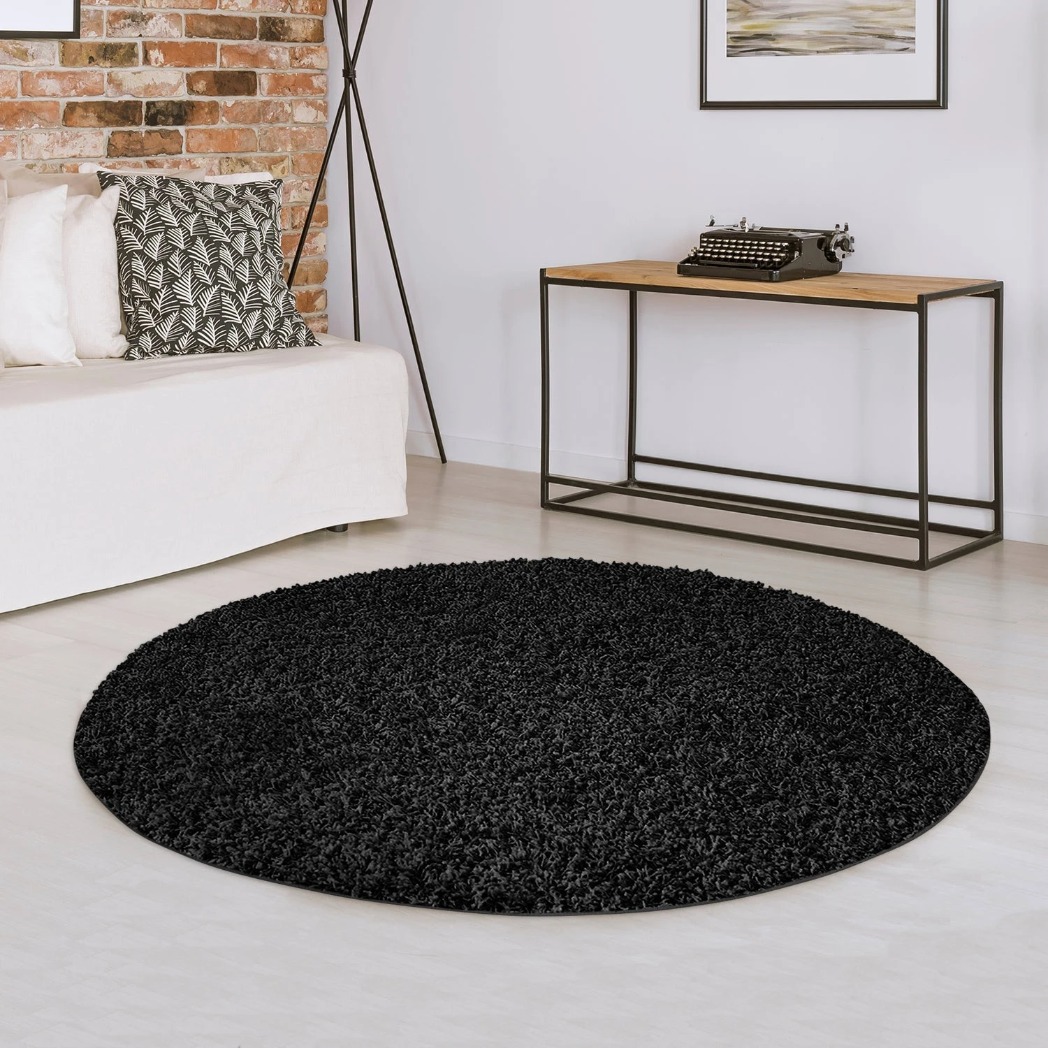 Shaggy-Teppich Nach Maß | Barcelona | Rund | Wohnteppich Mit Weichem Flor 14 Shaggy-Teppich Nach Maß | Barcelona | Rund | Wohnteppich Mit Weichem Flor – Bild 12