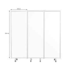 Mobile Trennwand | Präsentationsboard | Beschreibbare Oberfläche | Verschiedene Ausführungen 22 Mobile Trennwand | Präsentationsboard | Beschreibbare Oberfläche | Verschiedene Ausführungen -Floordirekt SidedMagneticWhiteboard 03