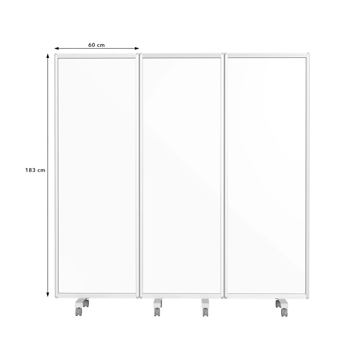 Mobile Trennwand | Präsentationsboard | Beschreibbare Oberfläche | Verschiedene Ausführungen 6 Mobile Trennwand | Präsentationsboard | Beschreibbare Oberfläche | Verschiedene Ausführungen – Bild 4