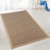 Sisal-Teppich | Latex-Rücken | Echte Naturfasern | Breite Bordüre 2 Sisal-Teppich | Latex-Rücken | Echte Naturfasern | Breite Bordüre -Floordirekt Sisal Teppich JuteBoucle Pola Natur 06