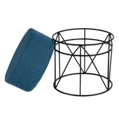 Sitzhocker Aus Metall | Grün Und Blau 21 Sitzhocker Aus Metall | Grün Und Blau -Floordirekt Sitzhocker Blau 02