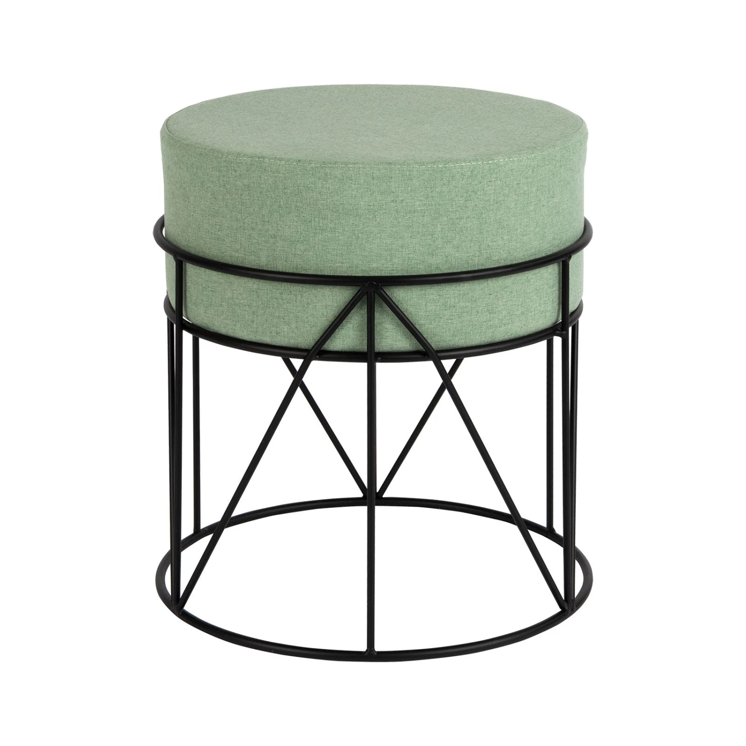 Sitzhocker Aus Metall | Grün Und Blau 4 Sitzhocker Aus Metall | Grün Und Blau – Bild 2