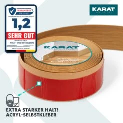 Sockelleiste Oslo | Zuschneidbar & Selbstklebend | Starker Halt | Acryl Selbstkleber 41 Sockelleiste Oslo | Zuschneidbar & Selbstklebend | Starker Halt | Acryl Selbstkleber -Floordirekt SockelleisteOslo Mainimage mitsiegel kleberbulletpointArtboard4