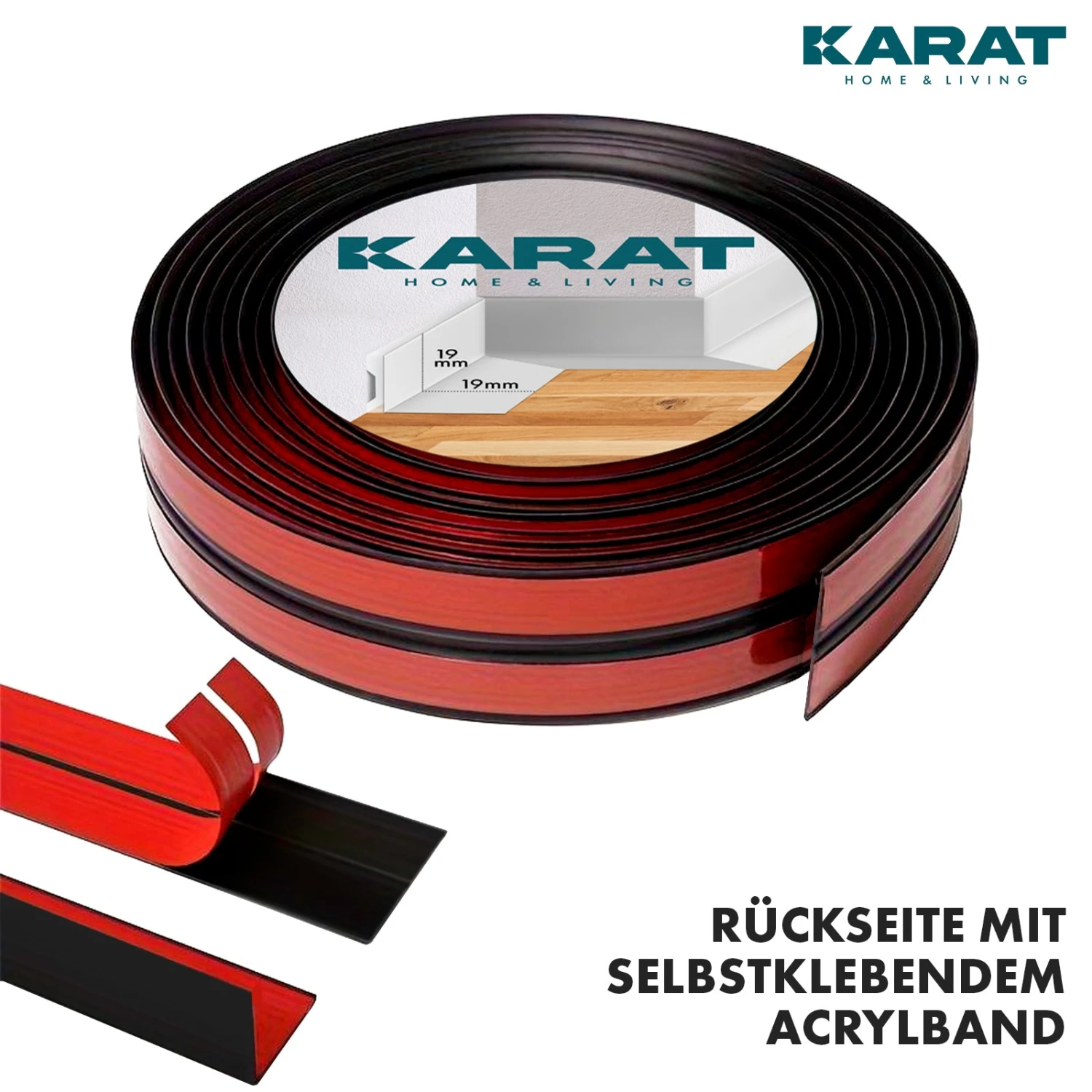 Weichsockelleiste | Riga | Selbstklebende Sockelleiste | Flexible Knickleiste | In Drei Farben Und Längen 20 Weichsockelleiste | Riga | Selbstklebende Sockelleiste | Flexible Knickleiste | In Drei Farben Und Längen – Bild 18