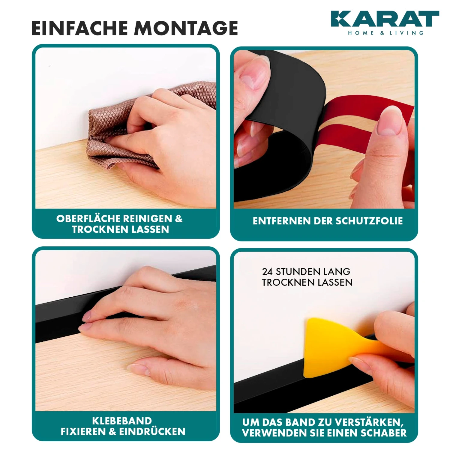 Weichsockelleiste | Riga | Selbstklebende Sockelleiste | Flexible Knickleiste | In Drei Farben Und Längen 21 Weichsockelleiste | Riga | Selbstklebende Sockelleiste | Flexible Knickleiste | In Drei Farben Und Längen – Bild 19