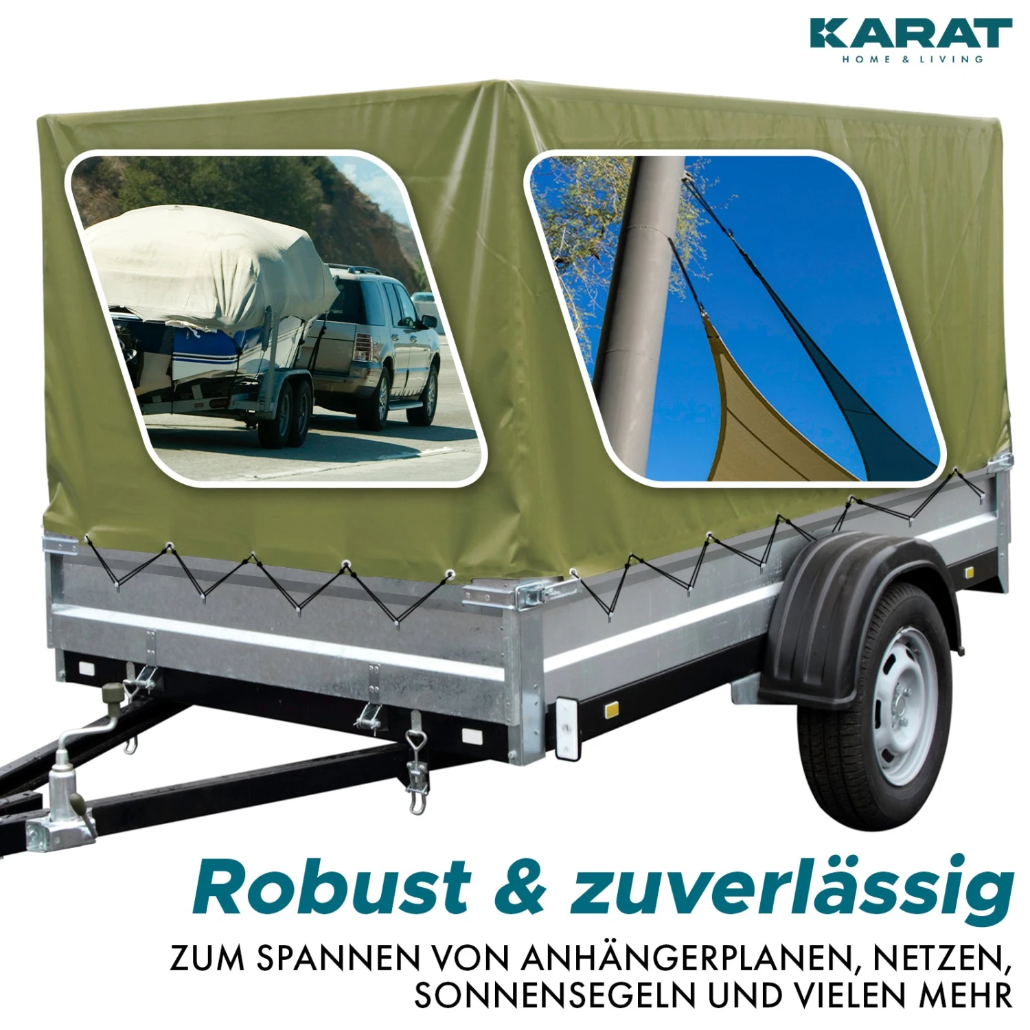 Multifunktionale Spanngummis Mit Stahlhaken | Befestigung Für Planen Netze Banner | 20er Set 8 Multifunktionale Spanngummis Mit Stahlhaken | Befestigung Für Planen Netze Banner | 20er Set – Bild 6